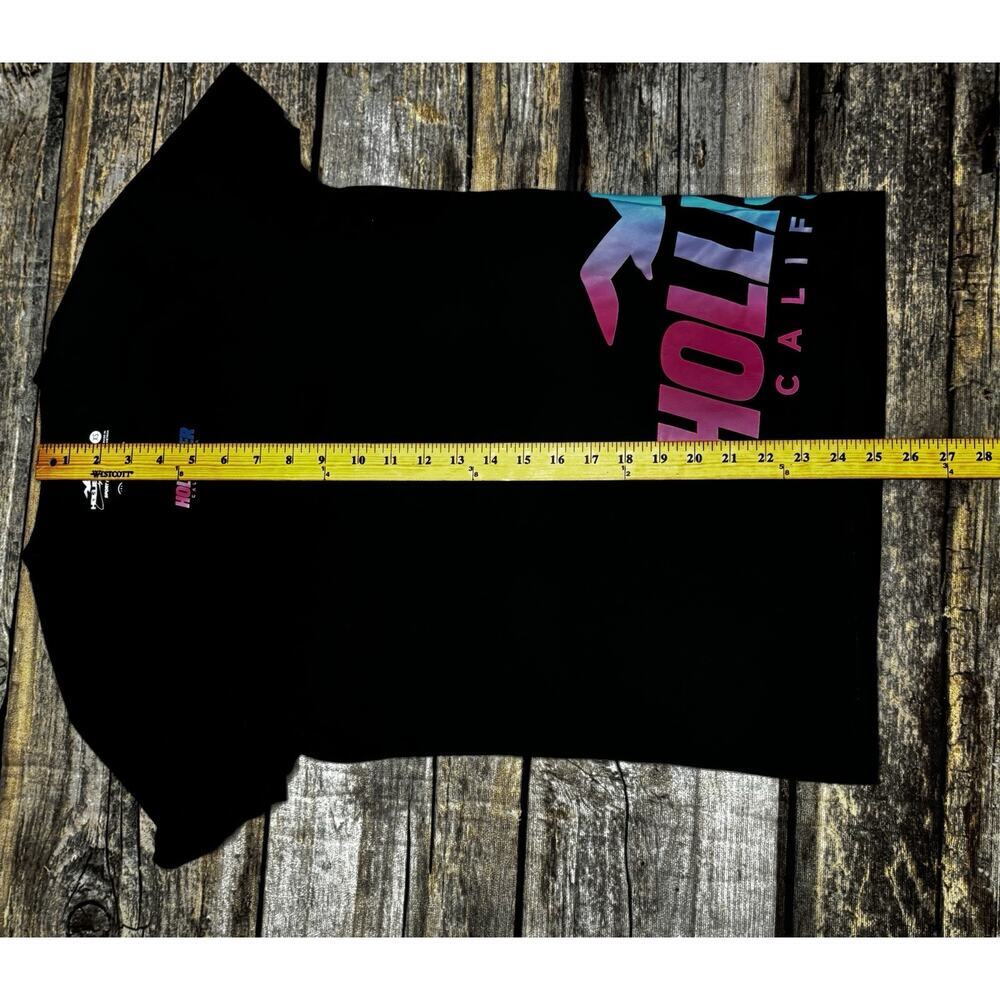 Hollister Sport Knit T-Shirt Adult XS Black Blue Pink Soft Moistuire Wicking Tee - Picture 5 of 6